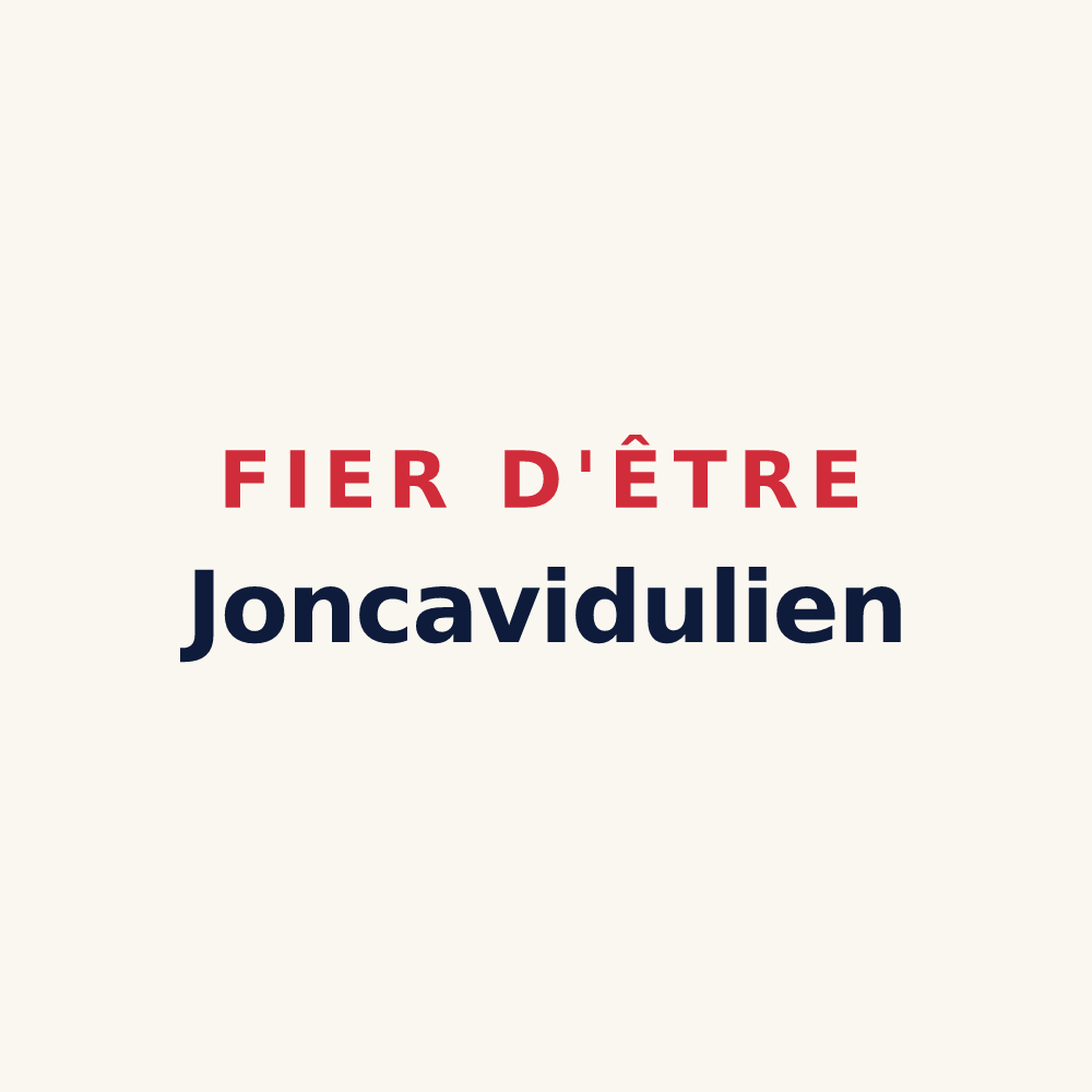 Tasse « Fier d'être Joncavidulien » — design pour Jonchery-sur-Vesle