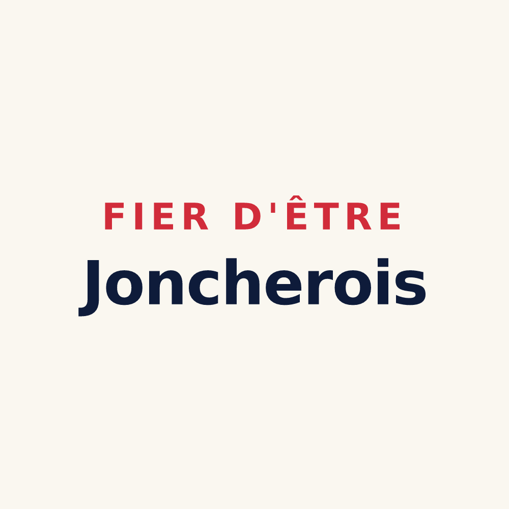 Tasse « Fier d'être Joncherois » — design pour Jonchery