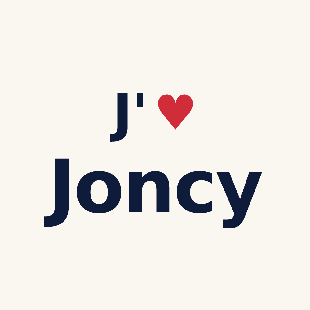 Tasse personnalisée Joncy — design J'aime Joncy