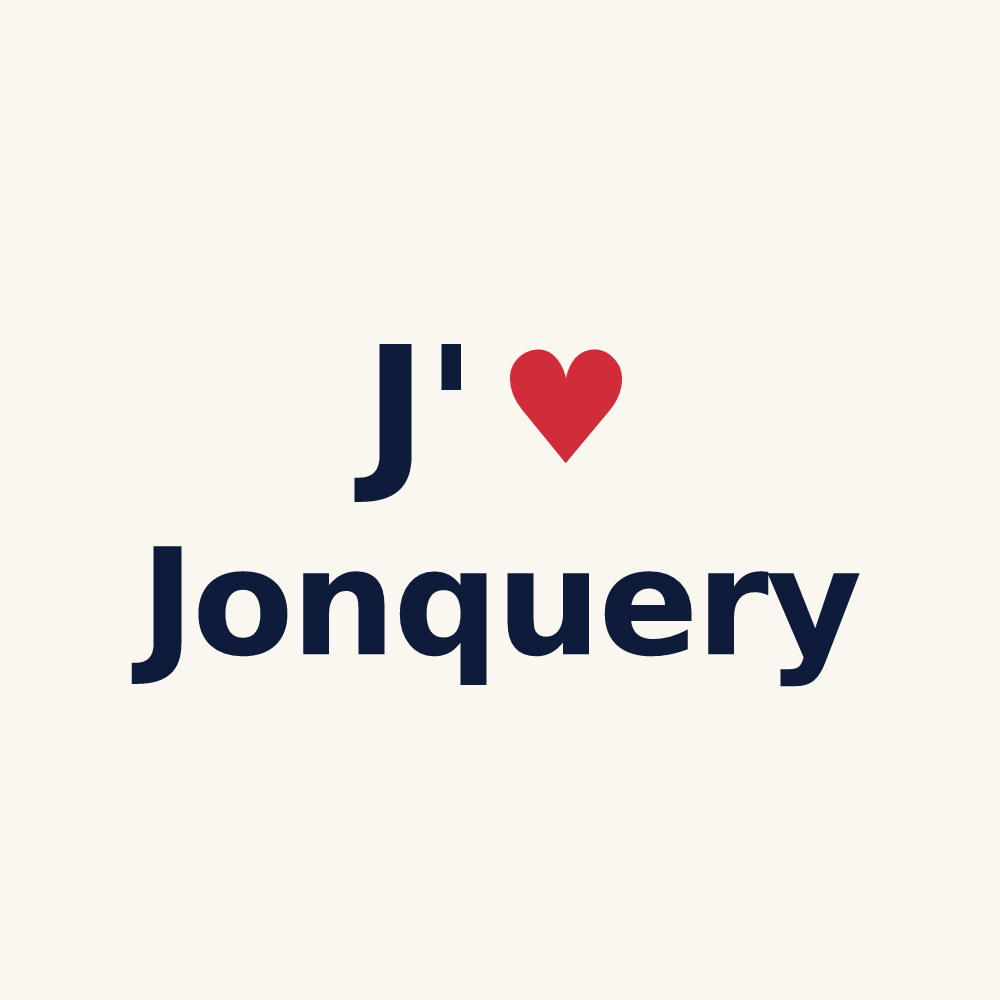 Tasse personnalisée Jonquery — design J'aime Jonquery