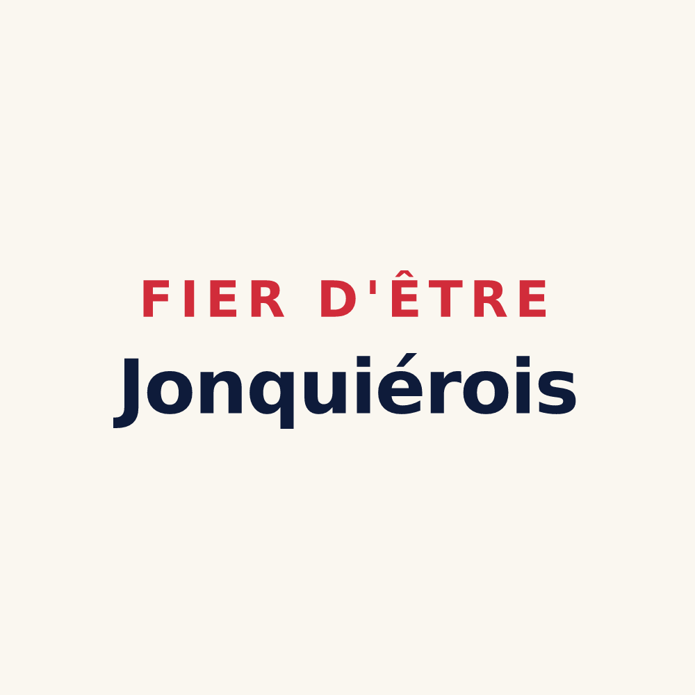 Tasse « Fier d'être Jonquiérois » — design pour Jonquières