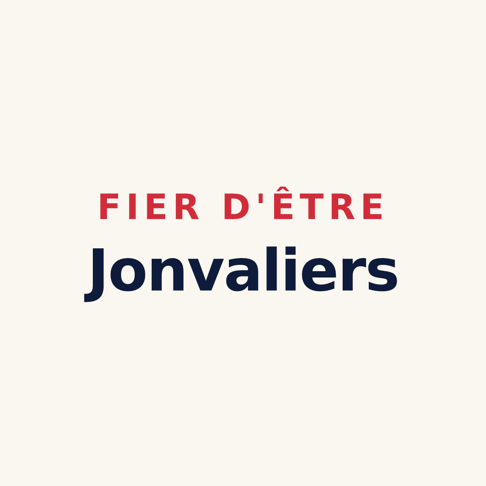 Tasse « Fier d'être Jonvaliers » — design pour Jonval