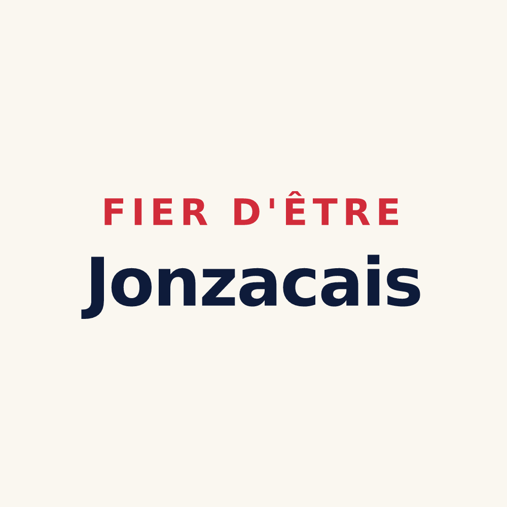 Tasse « Fier d'être Jonzacais » — design pour Jonzac