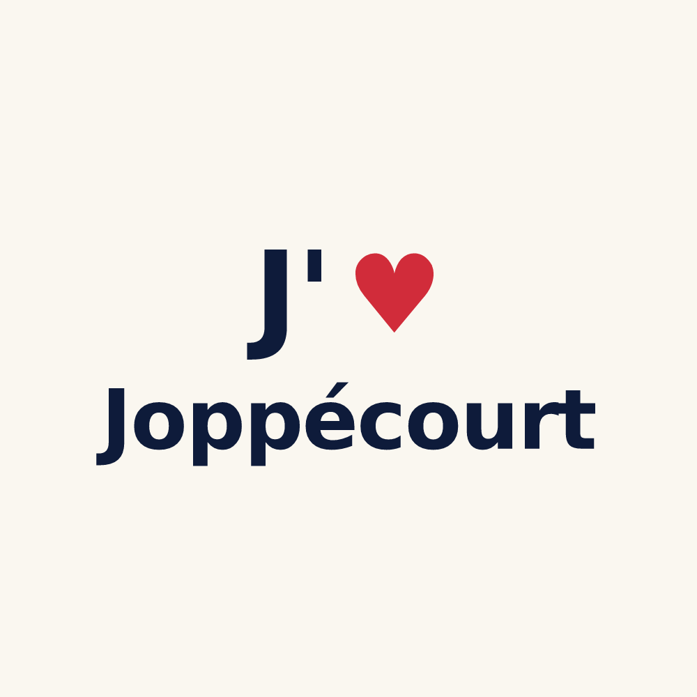 Tasse personnalisée Joppécourt — design J'aime Joppécourt