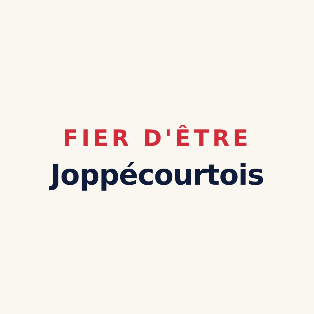 Tasse « Fier d'être Joppécourtois » — design pour Joppécourt