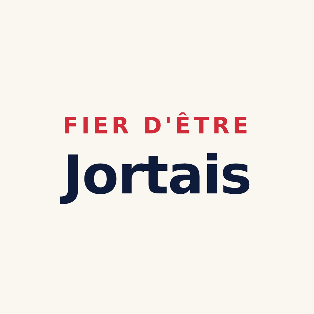 Tasse « Fier d'être Jortais » — design pour Jort