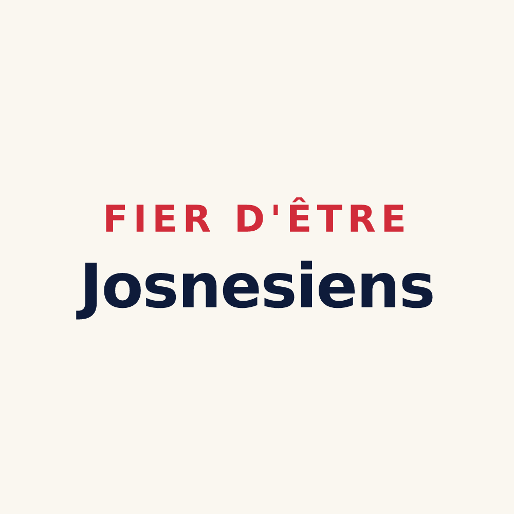 Tasse « Fier d'être Josnesiens » — design pour Josnes