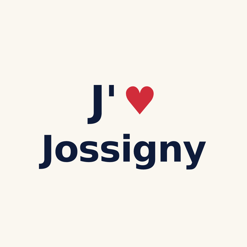 Tasse personnalisée Jossigny — design J'aime Jossigny