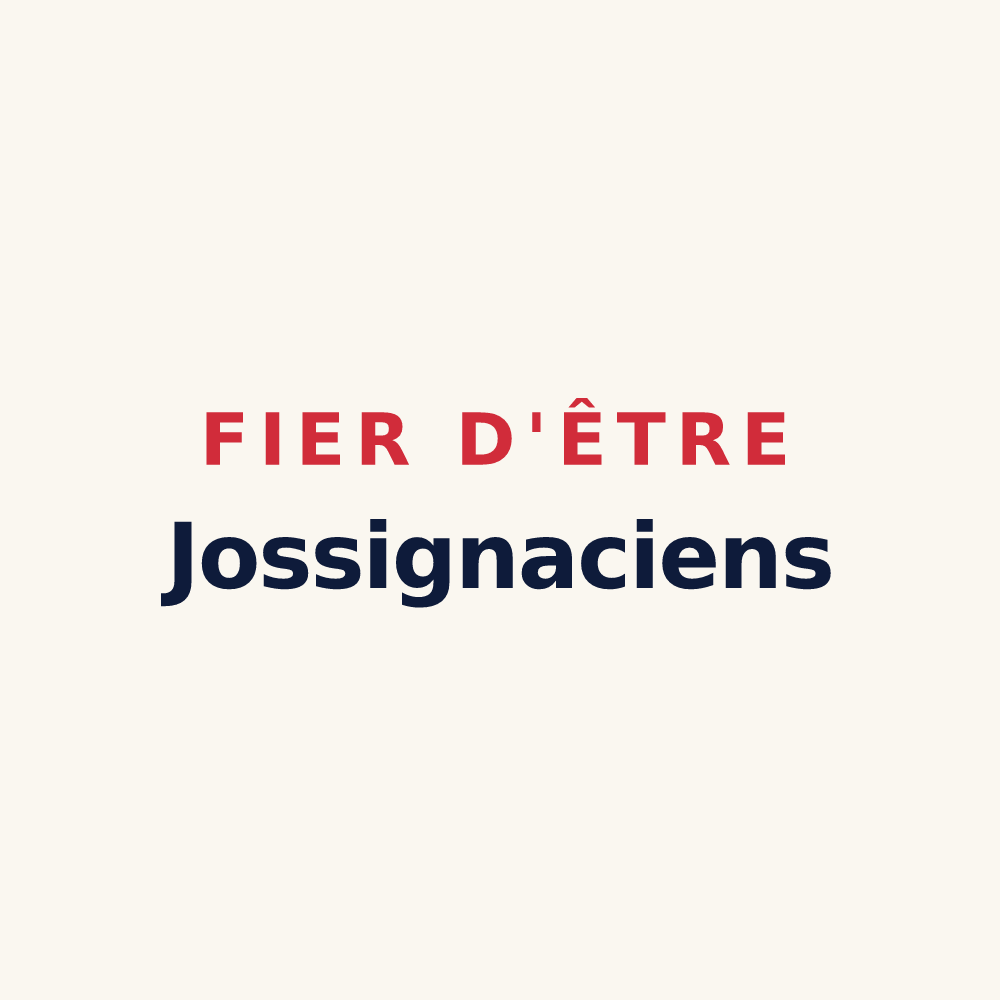 Tasse « Fier d'être Jossignaciens » — design pour Jossigny