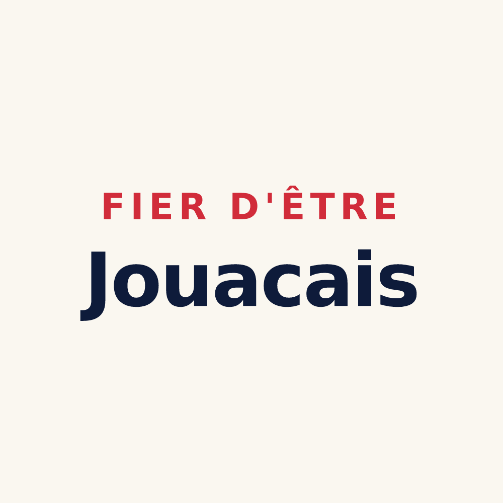 Tasse « Fier d'être Jouacais » — design pour Jouac
