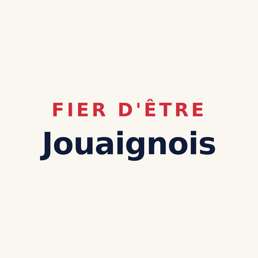 Tasse « Fier d'être Jouaignois » — design pour Jouaignes