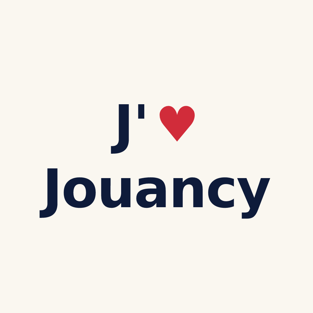Tasse personnalisée Jouancy — design J'aime Jouancy