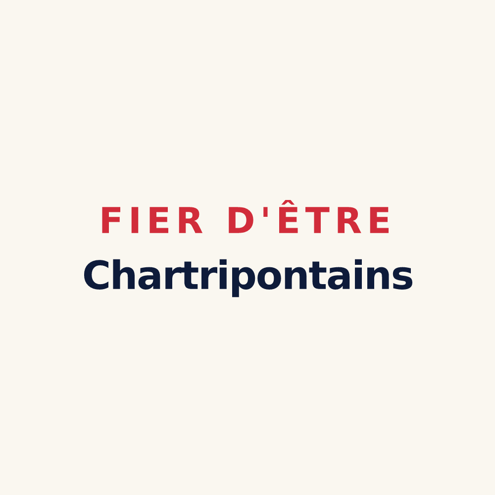 Tasse « Fier d'être Chartripontains » — design pour Jouars-Pontchartrain