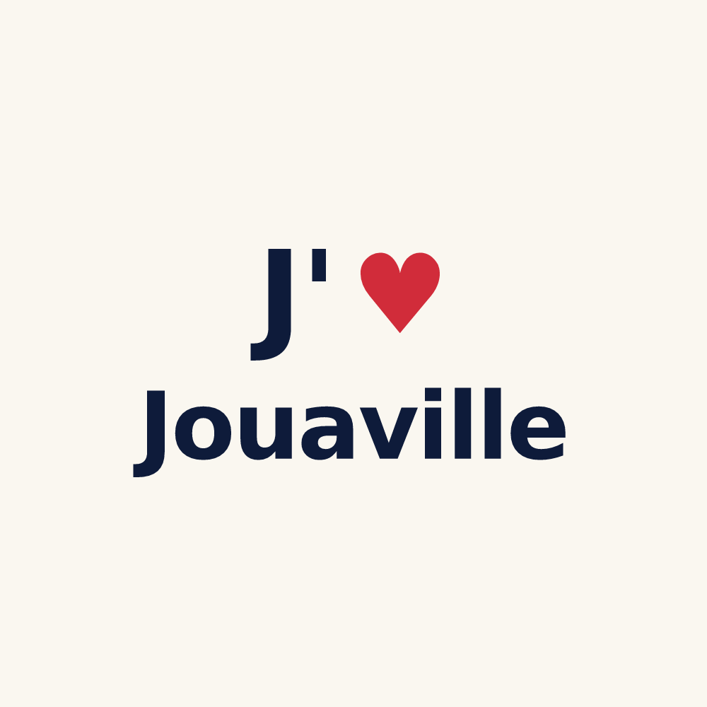 Tasse personnalisée Jouaville — design J'aime Jouaville