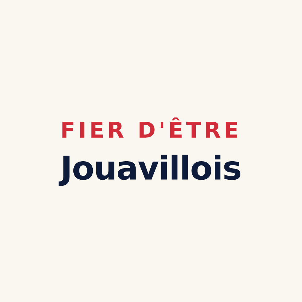 Tasse « Fier d'être Jouavillois » — design pour Jouaville