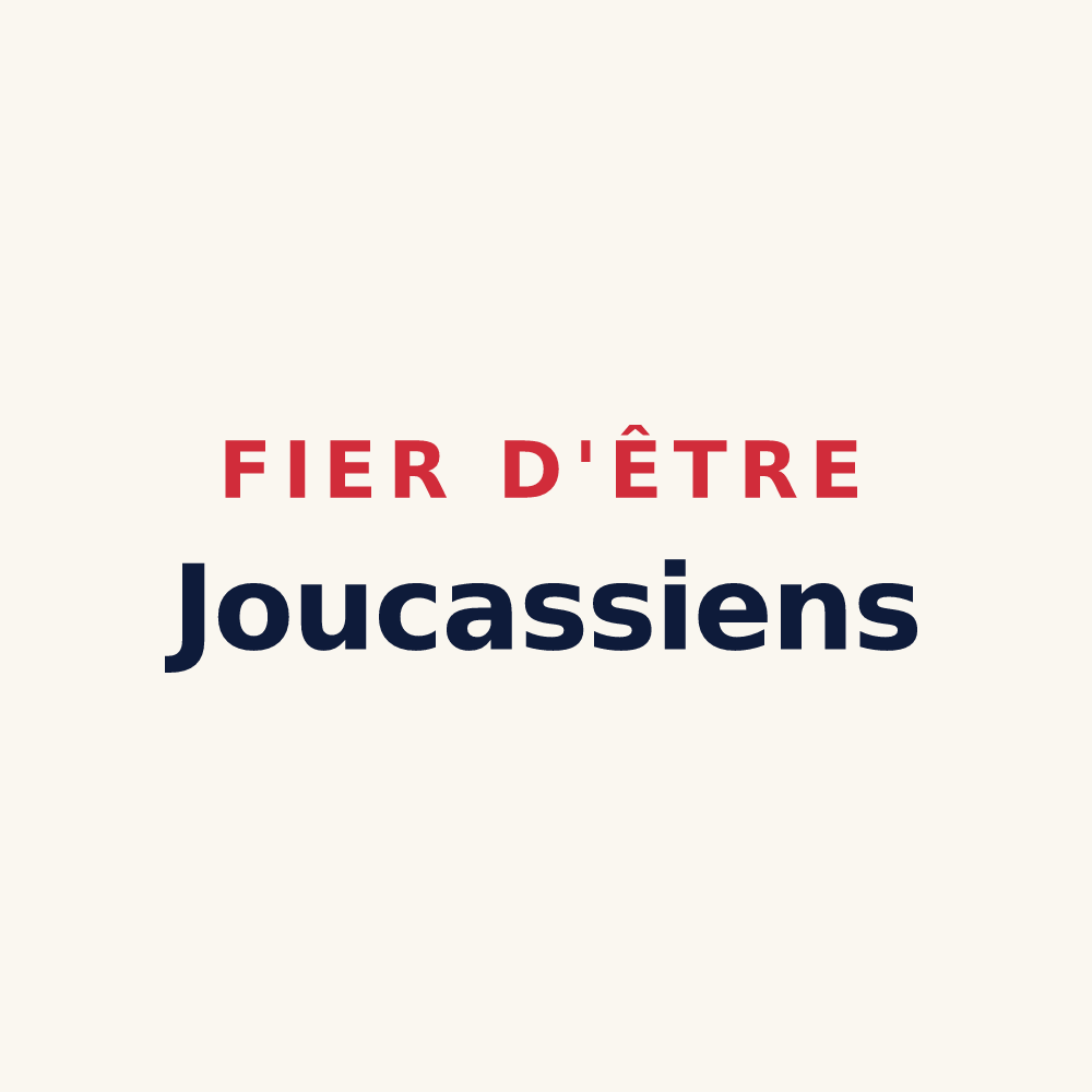 Tasse « Fier d'être Joucassiens » — design pour Joucas