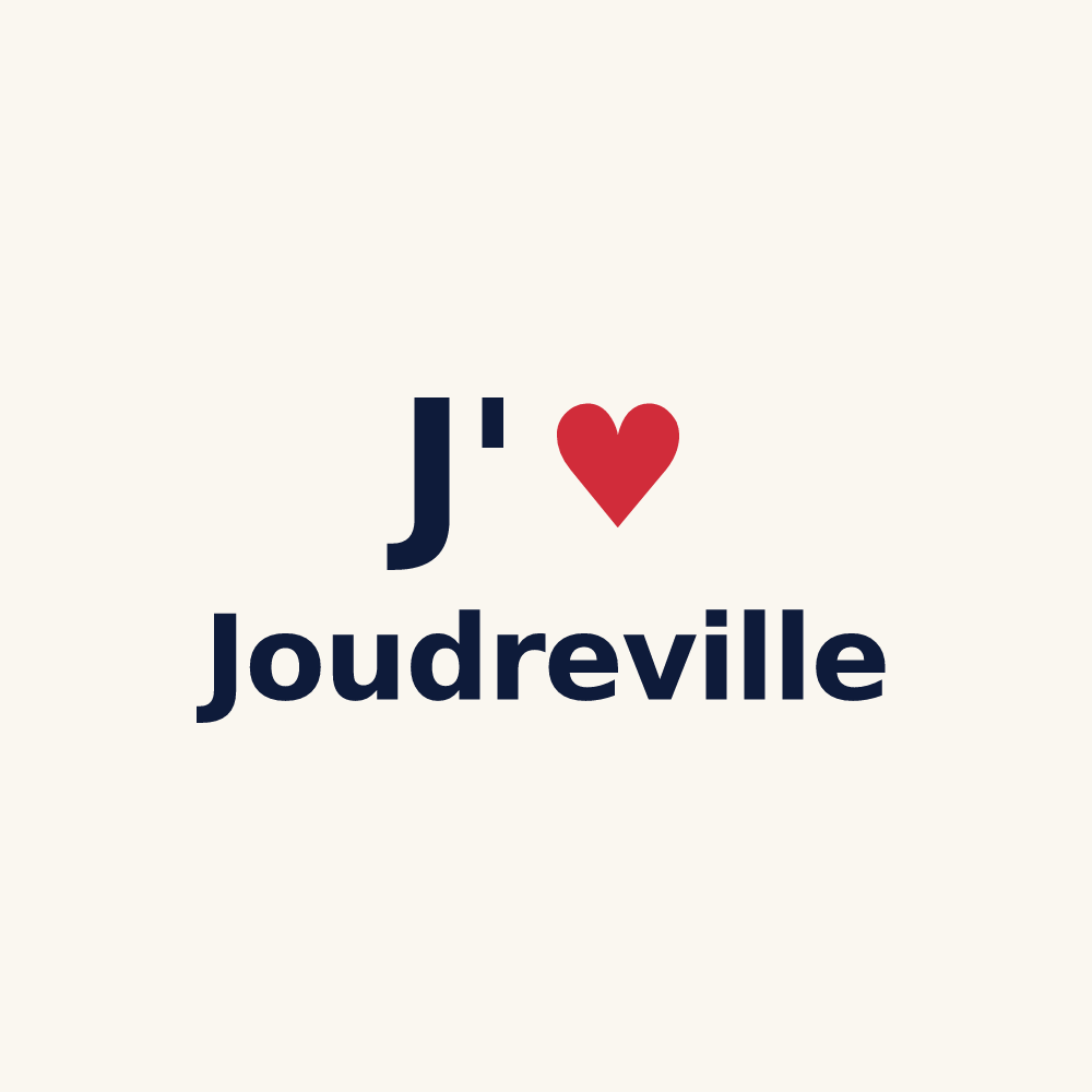 Tasse personnalisée Joudreville — design J'aime Joudreville