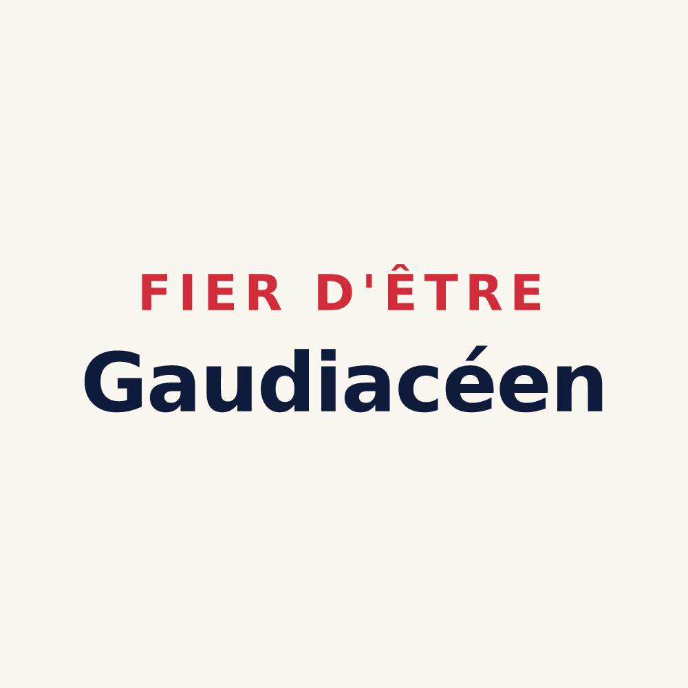 Tasse « Fier d'être Gaudiacéen » — design pour Joué-du-Bois