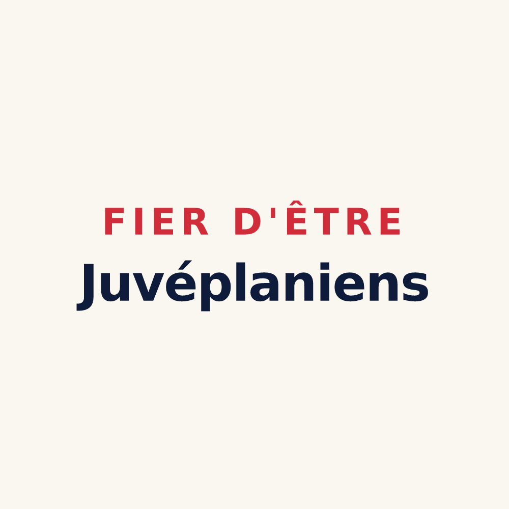 Tasse « Fier d'être Juvéplaniens » — design pour Joué-du-Plain