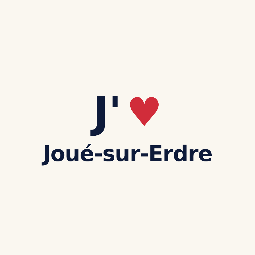 Tasse personnalisée Joué-sur-Erdre — design J'aime Joué-sur-Erdre