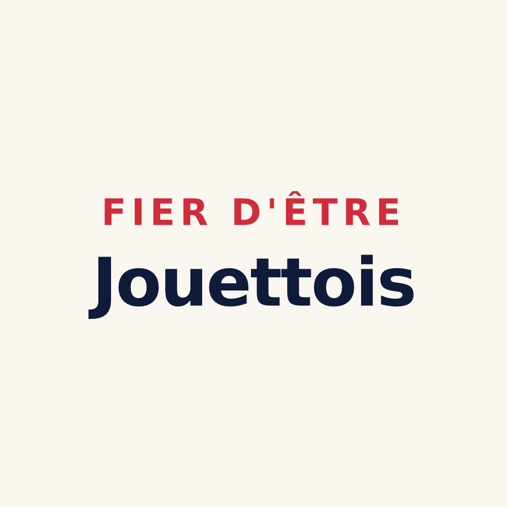 Tasse « Fier d'être Jouettois » — design pour Jouet-sur-l'Aubois
