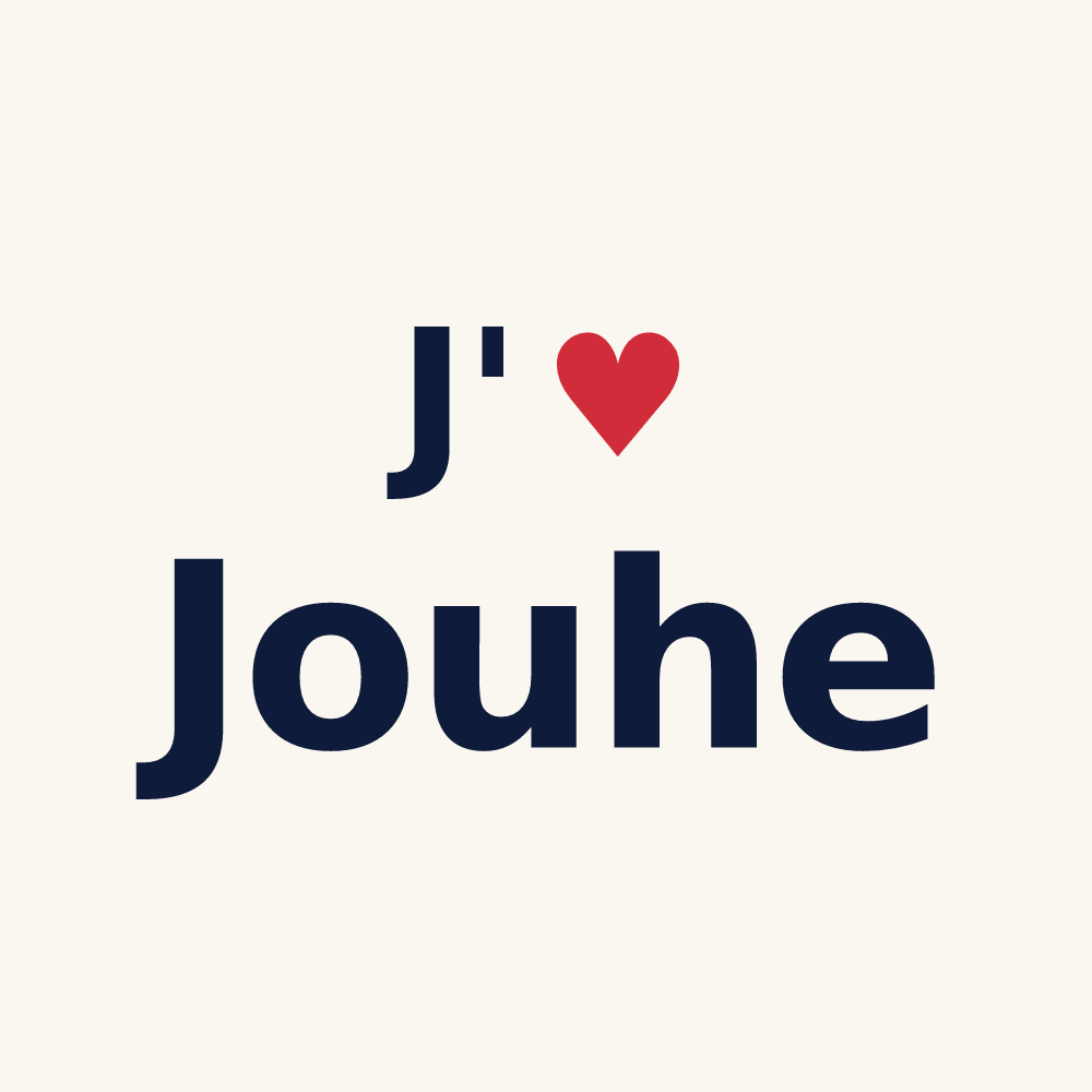 Tasse personnalisée Jouhe — design J'aime Jouhe