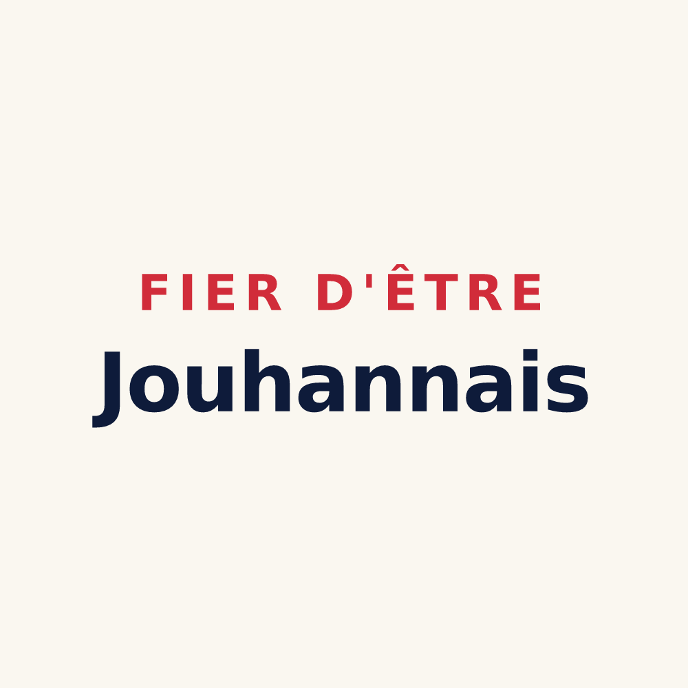 Tasse « Fier d'être Jouhannais » — design pour Jouhe