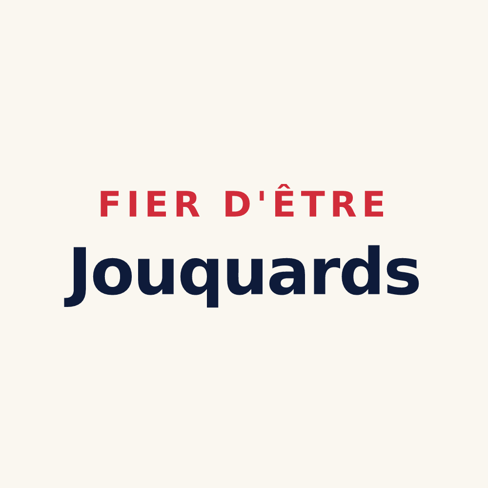 Tasse « Fier d'être Jouquards » — design pour Jouques