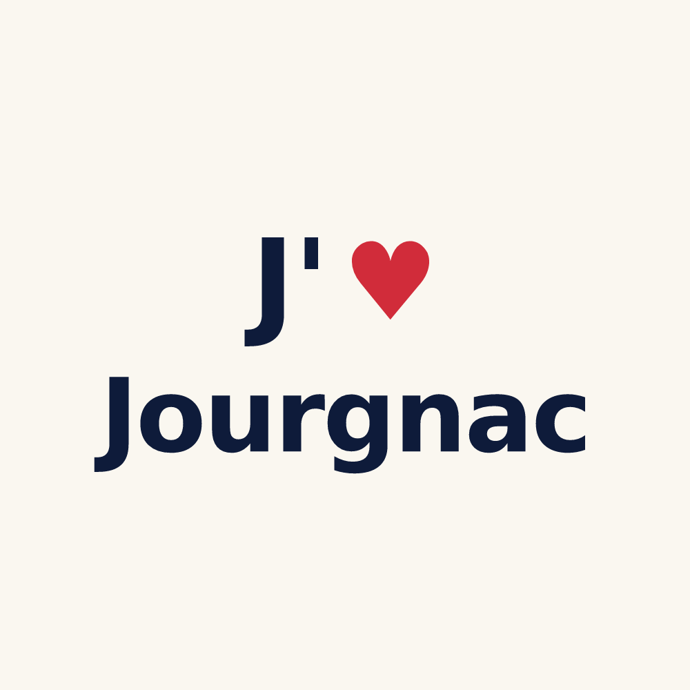 Tasse personnalisée Jourgnac — design J'aime Jourgnac