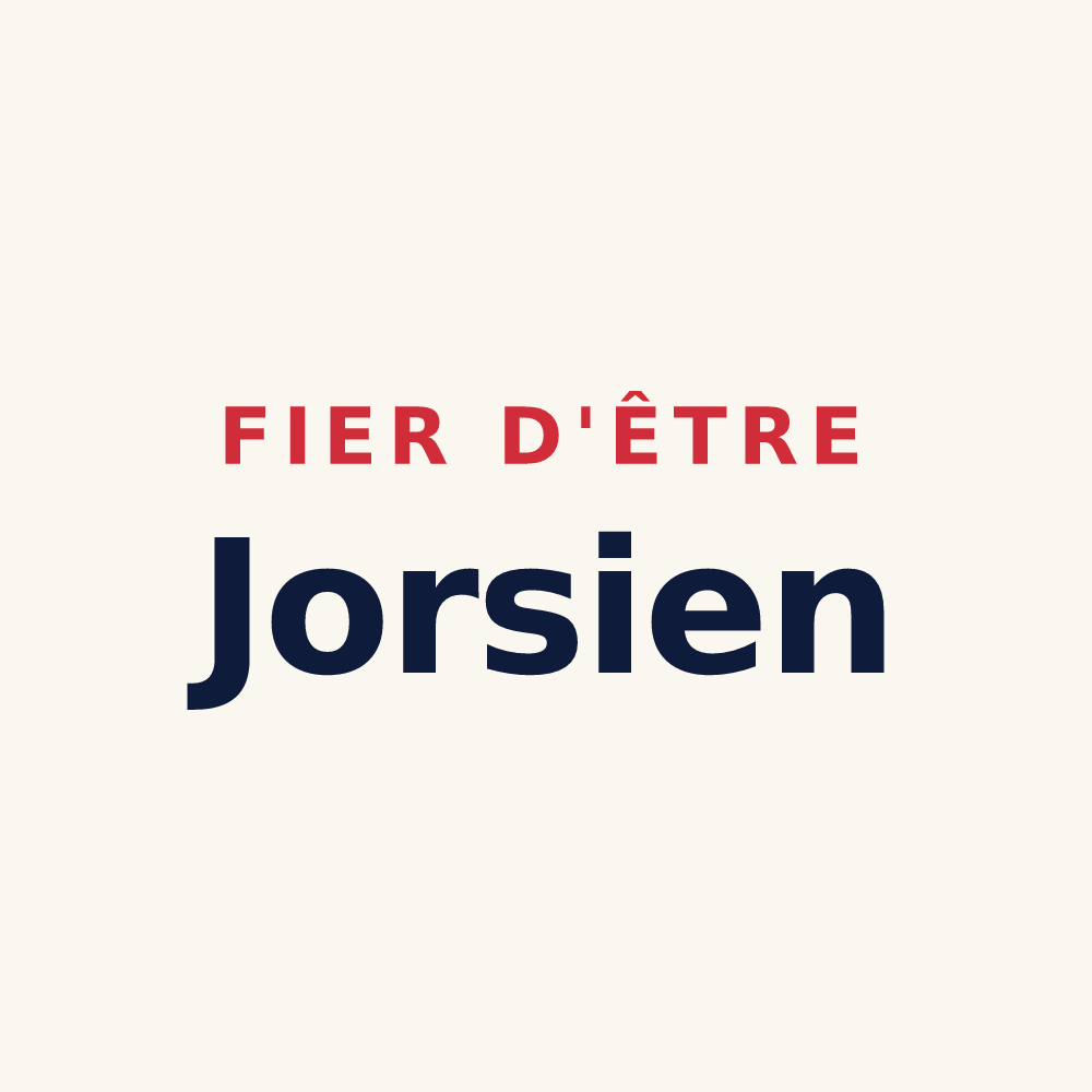 Tasse « Fier d'être Jorsien » — design pour Jours-lès-Baigneux