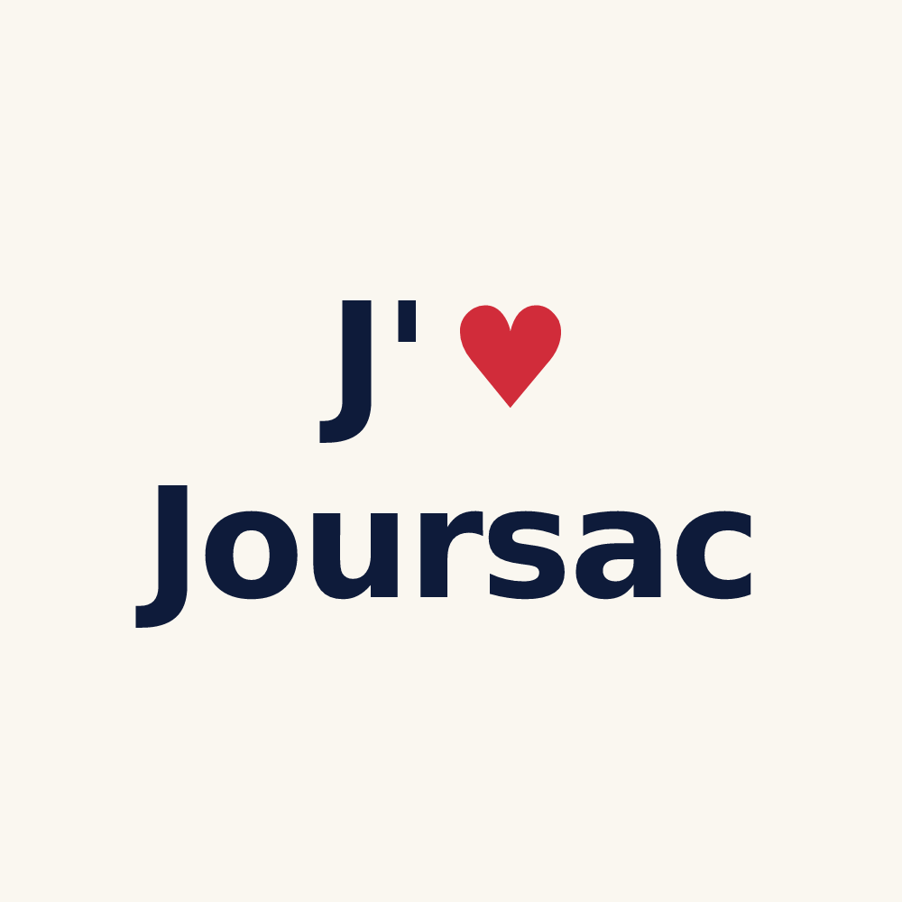 Tasse personnalisée Joursac — design J'aime Joursac