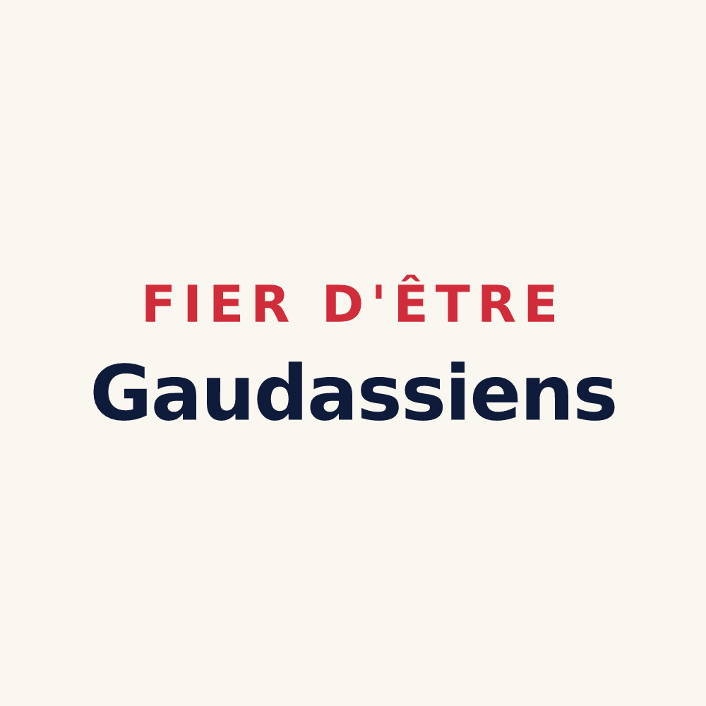 Tasse « Fier d'être Gaudassiens » — design pour Jouy-aux-Arches