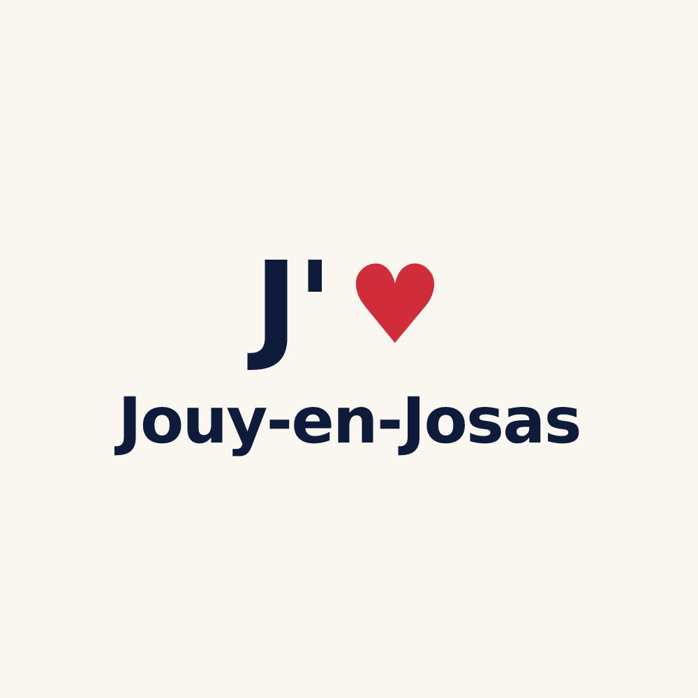 Tasse personnalisée Jouy-en-Josas — design J'aime Jouy-en-Josas