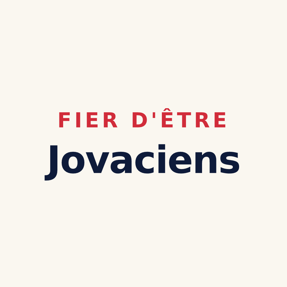 Tasse « Fier d'être Jovaciens » — design pour Jouy-en-Josas