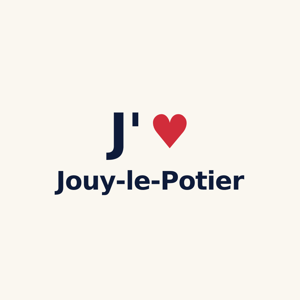 Tasse personnalisée Jouy-le-Potier — design J'aime Jouy-le-Potier