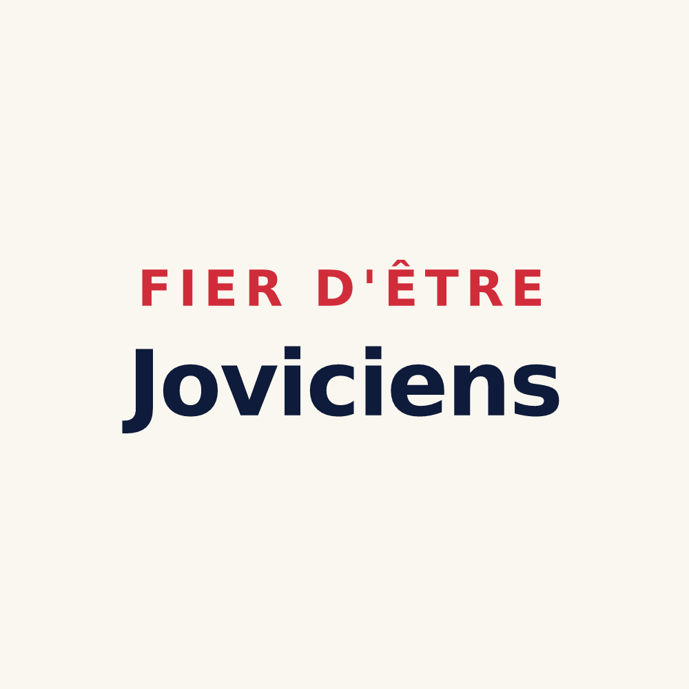 Tasse « Fier d'être Joviciens » — design pour Jouy-le-Potier