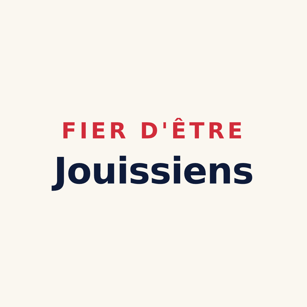 Tasse « Fier d'être Jouissiens » — design pour Jouy-lès-Reims