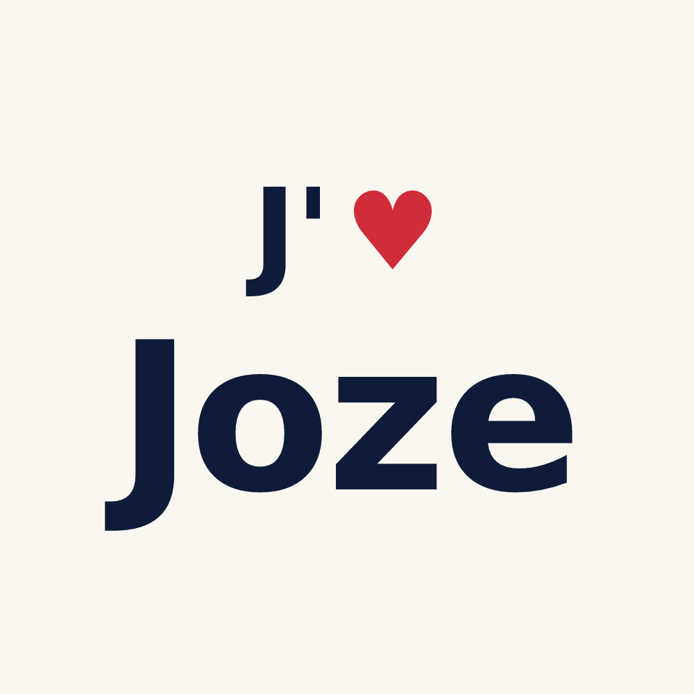 Tasse personnalisée Joze — design J'aime Joze