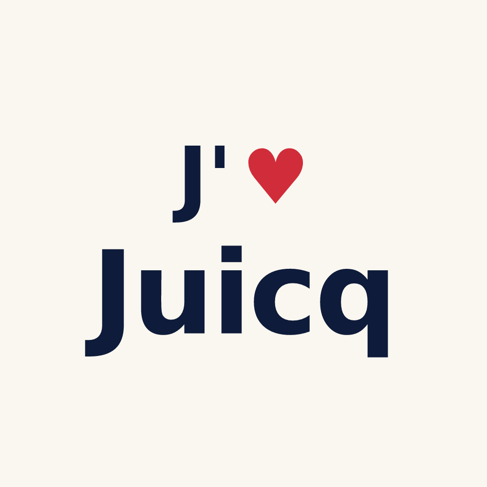 Tasse personnalisée Juicq — design J'aime Juicq