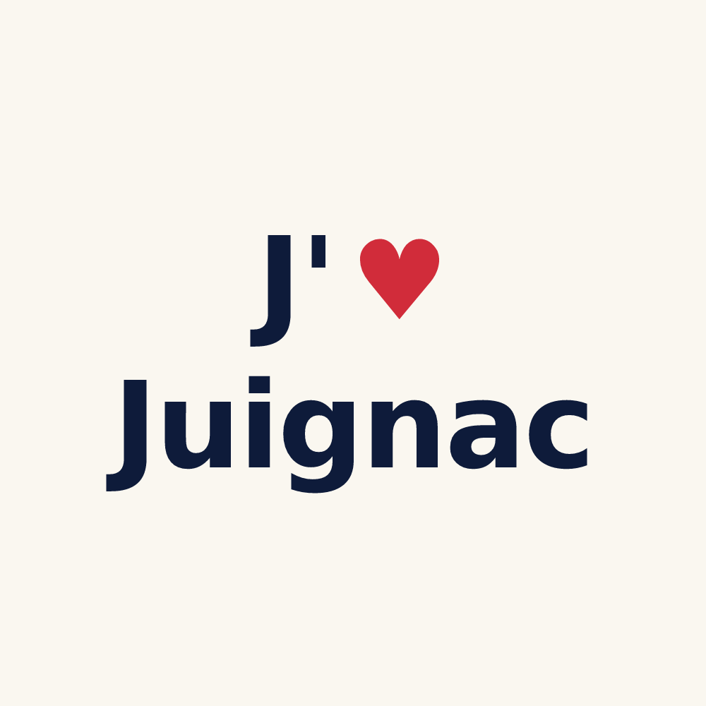 Tasse personnalisée Juignac — design J'aime Juignac