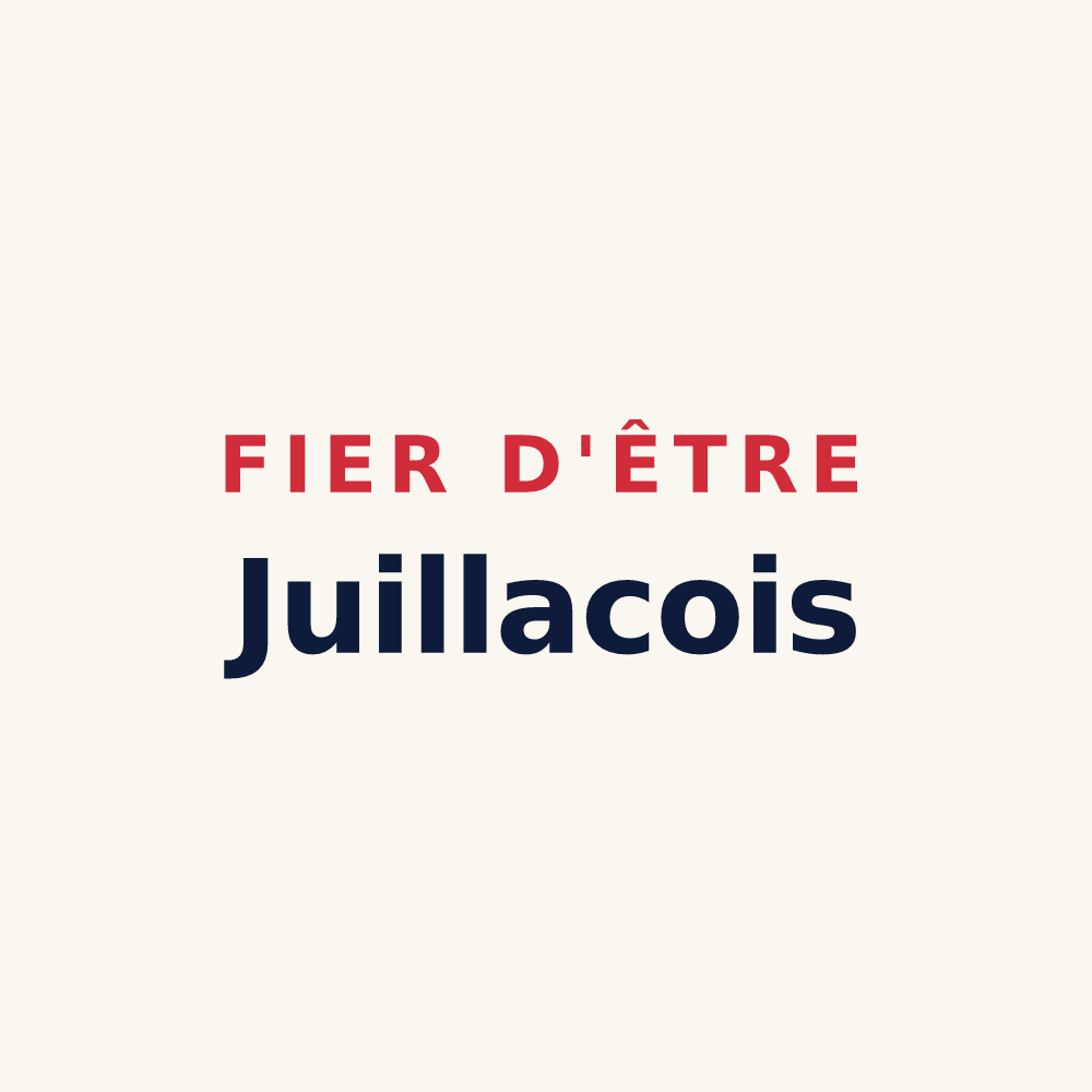 Tasse « Fier d'être Juillacois » — design pour Juillac