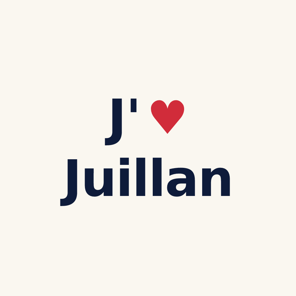 Tasse personnalisée Juillan — design J'aime Juillan