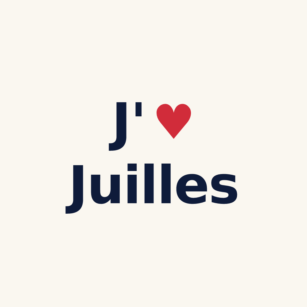 Tasse personnalisée Juilles — design J'aime Juilles