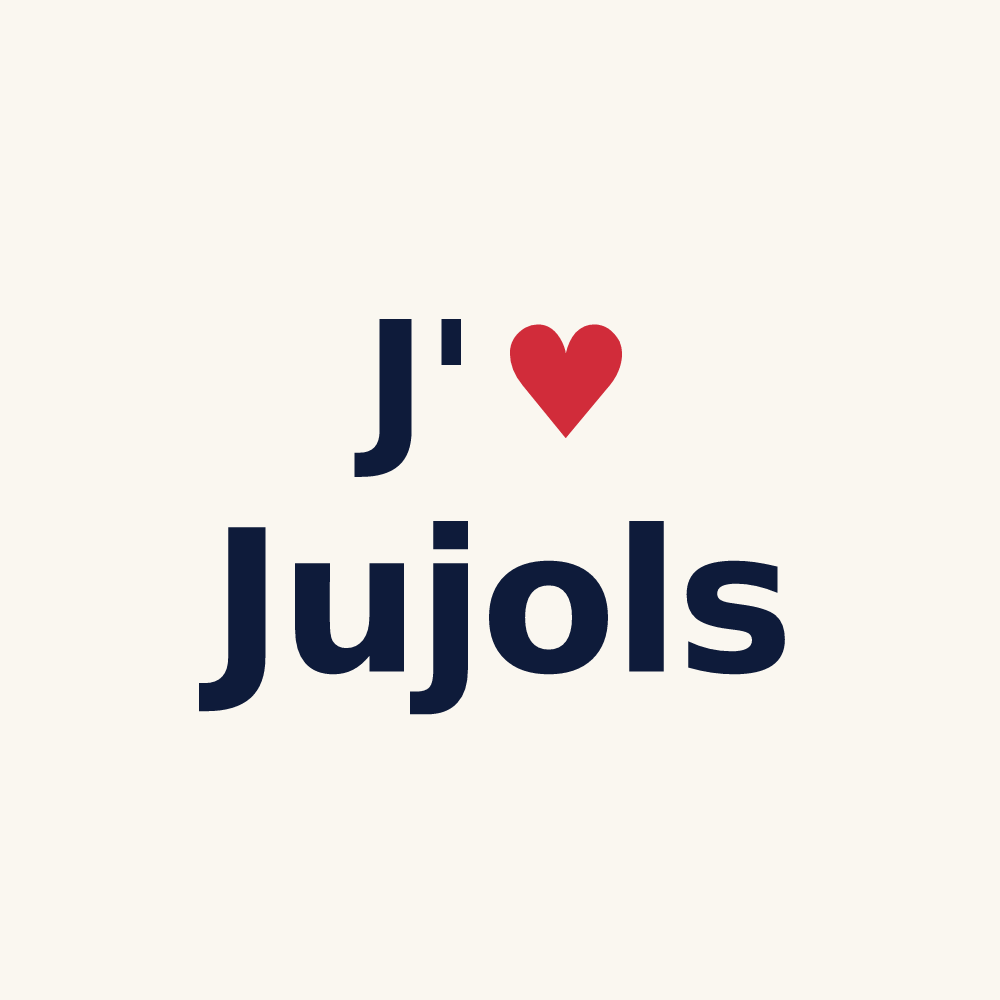 Tasse personnalisée Jujols — design J'aime Jujols