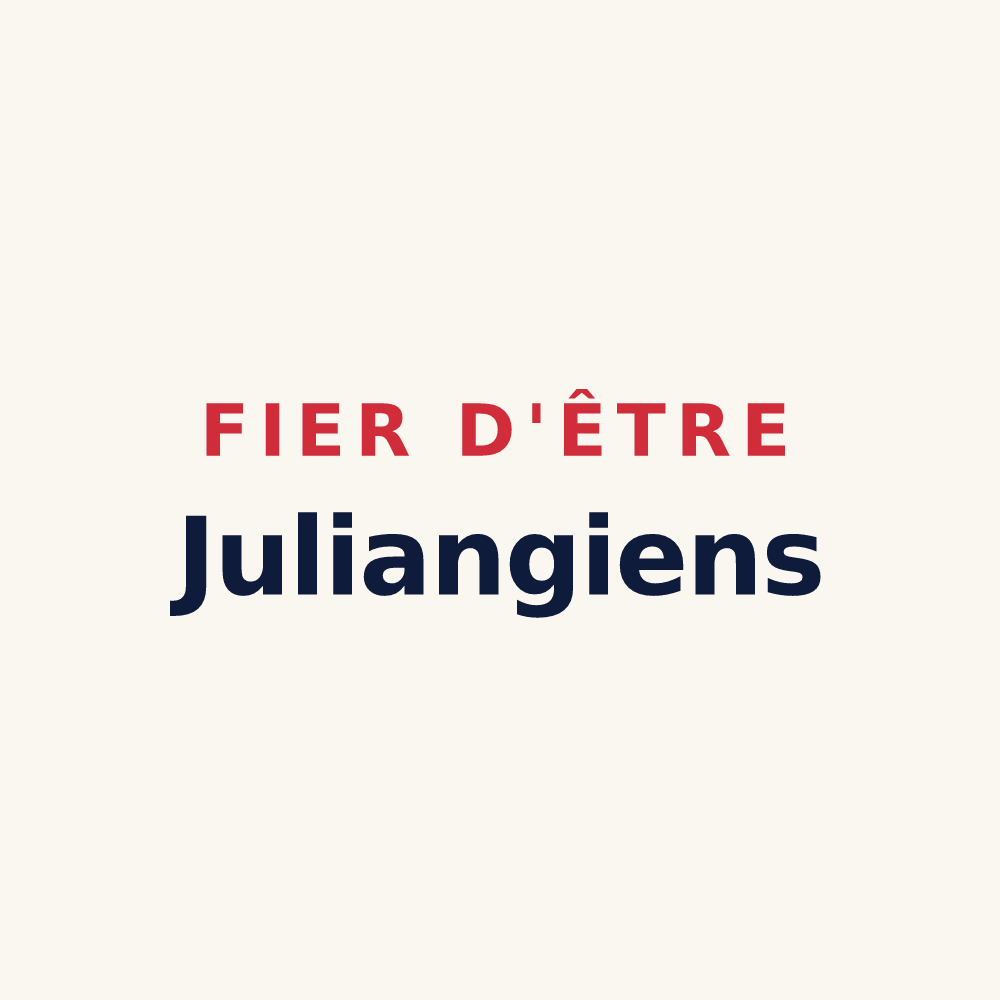 Tasse « Fier d'être Juliangiens » — design pour Julianges