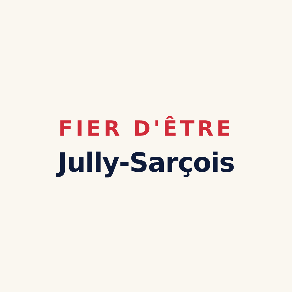 Tasse « Fier d'être Jully-Sarçois » — design pour Jully-sur-Sarce