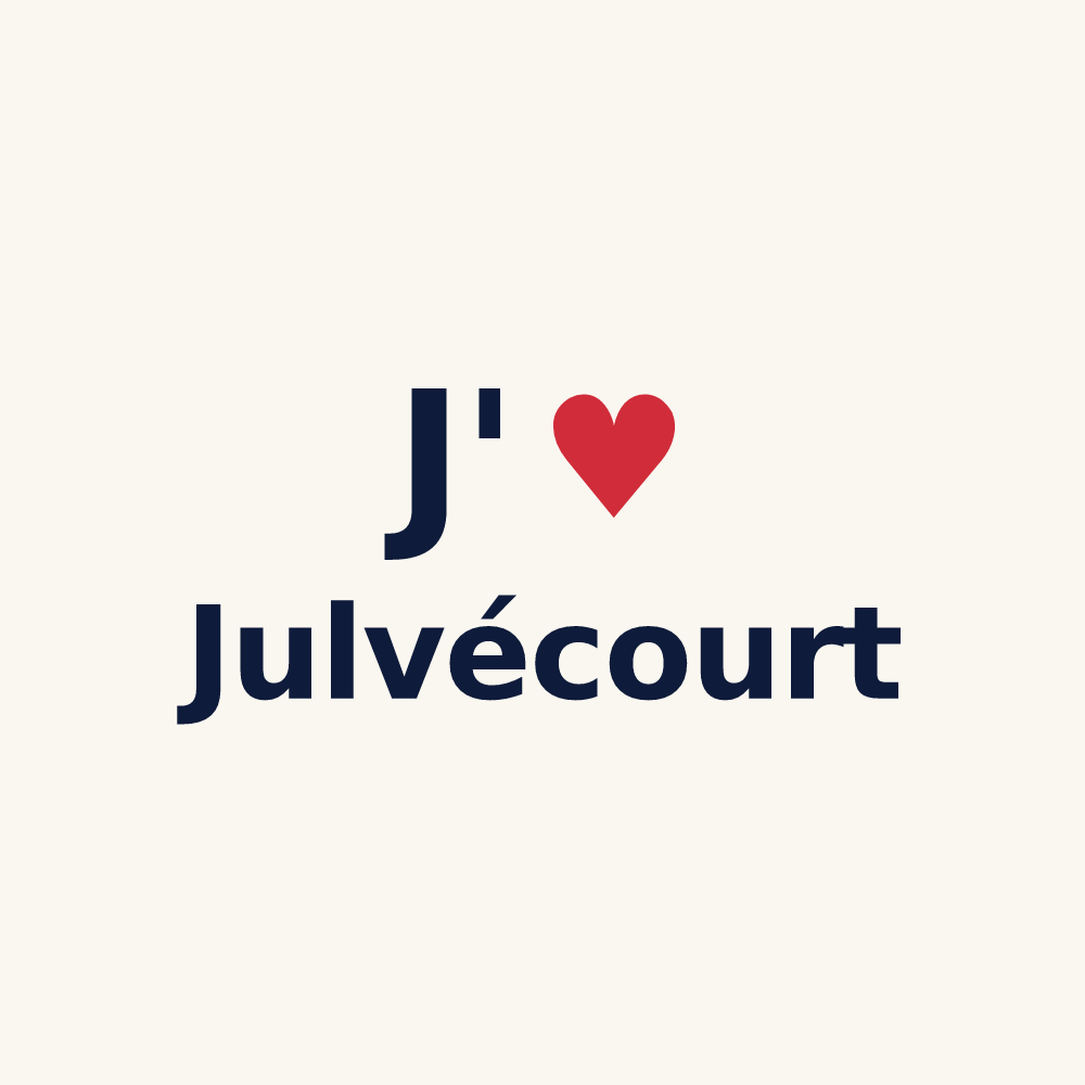 Tasse personnalisée Julvécourt — design J'aime Julvécourt