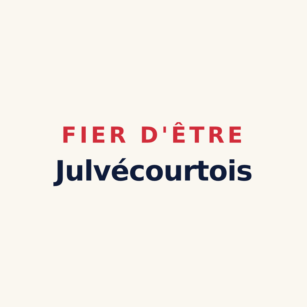 Tasse « Fier d'être Julvécourtois » — design pour Julvécourt