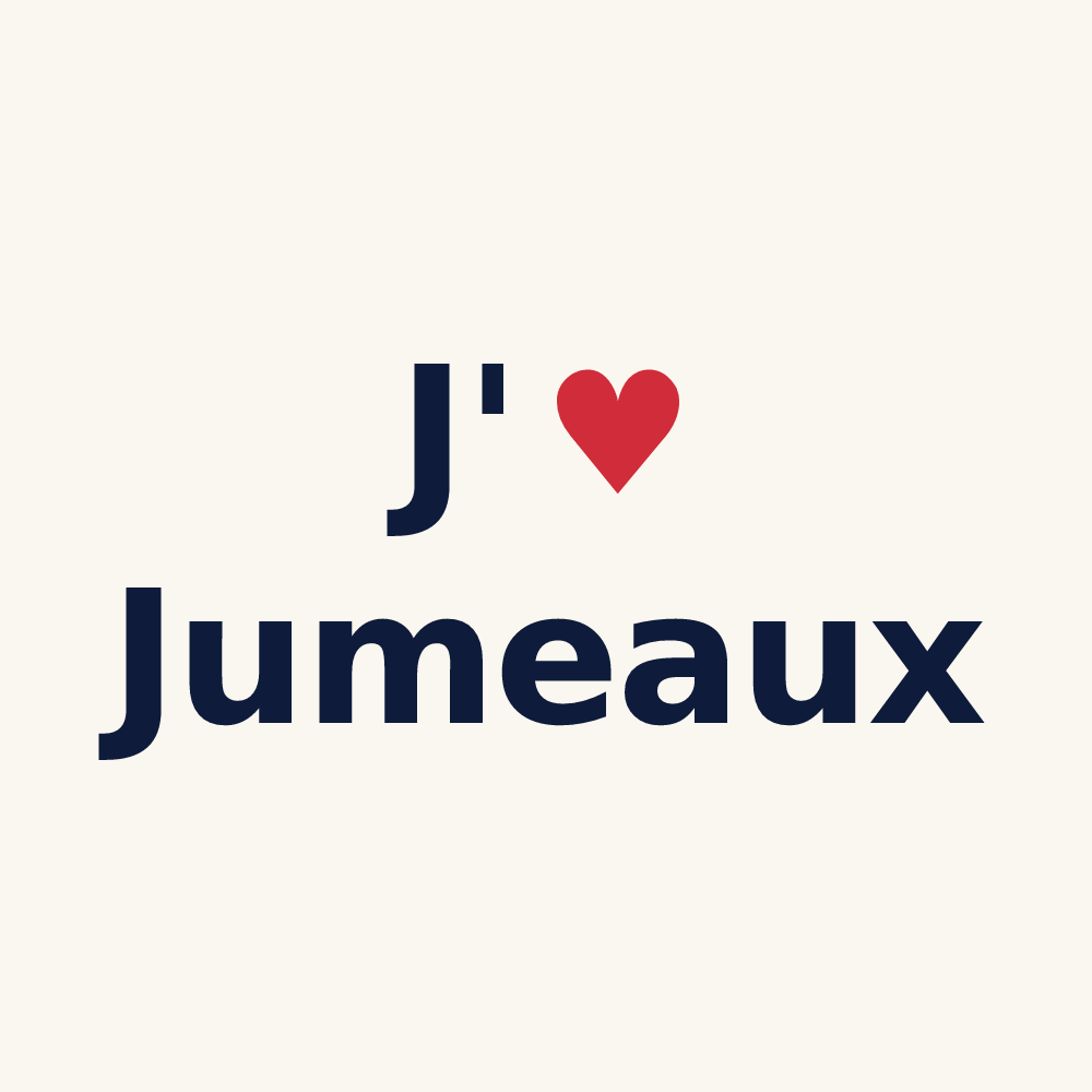 Tasse personnalisée Jumeaux — design J'aime Jumeaux