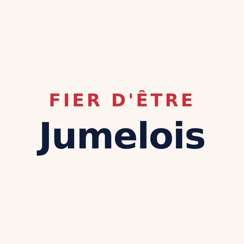 Tasse « Fier d'être Jumelois » — design pour Jumel